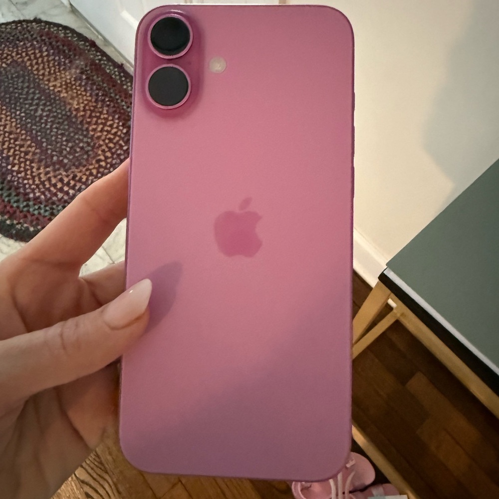 Apple Pink iPhone 16 Dual Camera Matte Finish